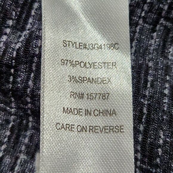 Jolie and Joy Summer Dress Size Large Black Floral Open Back New - Picture 10 of 12